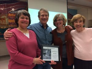 Billings Award Winner - Barb Bassett with Art McMorris, Liz Billings and Karen Walter