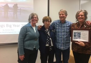 Karen (Billings) Walter, Liz Billings, Art McMorris, and Debbie Bird